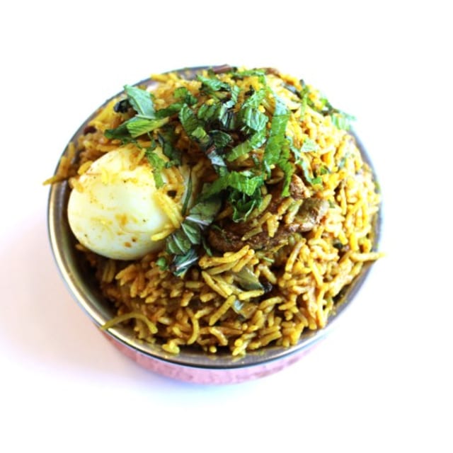 Lamb Pan Fry Biryani.
