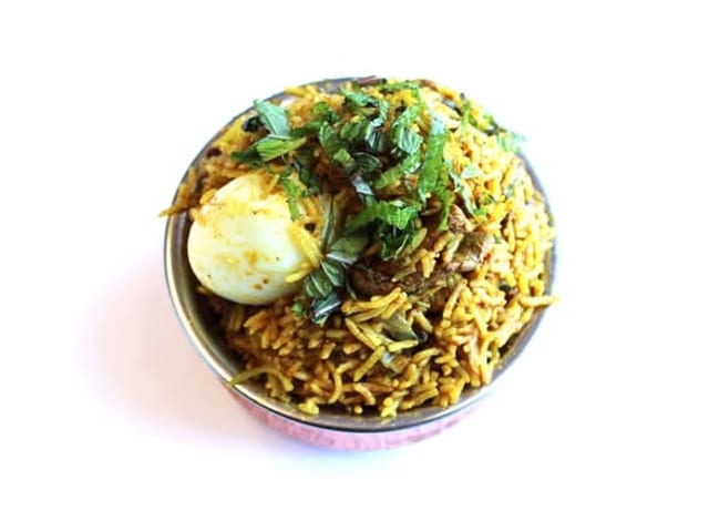 Veg Pan Fry Biryani.